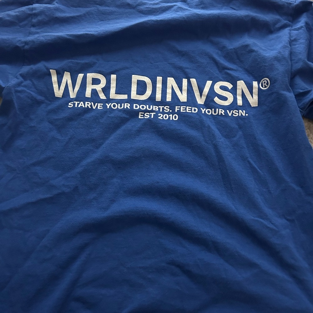 WRLDINVSN Blue Graphic T-Shirt